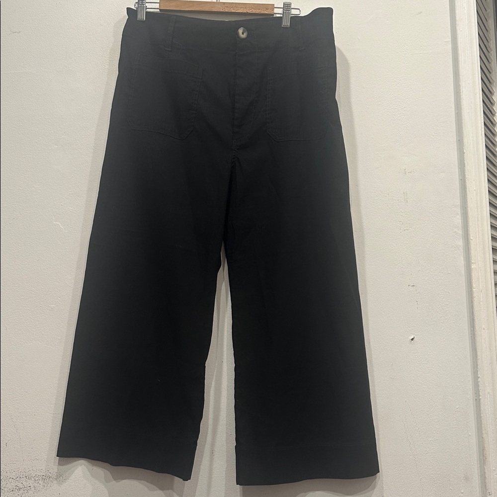 Anthropologie Maeve The Colette Magic Fabric Pants size 34 petite black - Picture 4 of 11